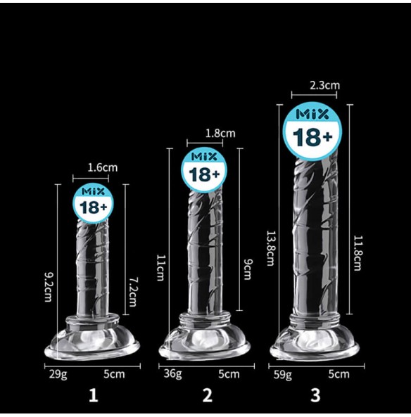 JiuAi - Crystal Warrior Dildo (Multi-size Available) JiuAi - Crystal Warrior Dildo (Multi-size Available)